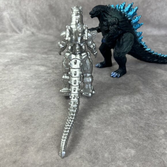 King Of The Monsters Blue Godzilla  7” Figure And Mechagodzilla Lot - Picture 5 of 12